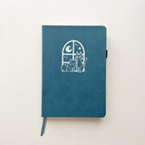 Jiji The Cat Journal in Ocean Blue with Holographic Edges and Logo 🌊✨

Product Details:

Size: A5 (5.70 x 8.26 inches)
160 Dotted Grid Pages (5 x 5 mm)
2 Bookmarks
Elastic Band and Pen Holder
Expandable storage compartment