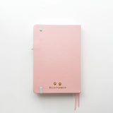 Soft pastel vegan leather bullet journal with delicate gold foil details, made to make your everyday planning feel a little more special ✨

Product Details:

Size: A5 (5.70 x 8.26 inches)
160 Dotted Grid Pages (5 x 5 mm)
2 Bookmarks
Elastic Band and Pen Holder
Expandable storage compartment