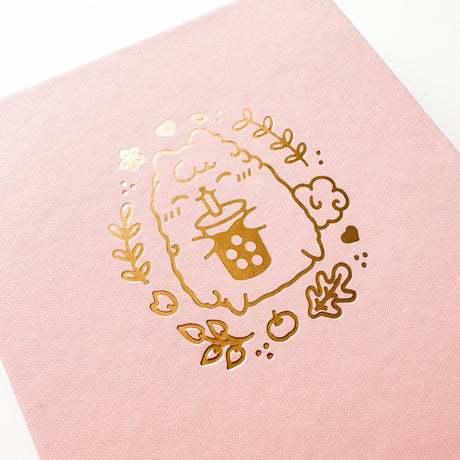 Soft pastel vegan leather bullet journal with delicate gold foil details, made to make your everyday planning feel a little more special ✨

Product Details:

Size: A5 (5.70 x 8.26 inches)
160 Dotted Grid Pages (5 x 5 mm)
2 Bookmarks
Elastic Band and Pen Holder
Expandable storage compartment