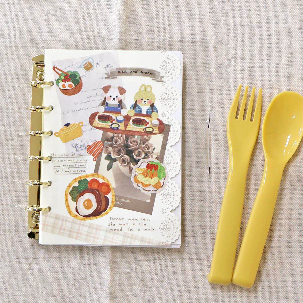 Mind Wave Happy Belly Series Sticker Sheet - Hungry Dinner