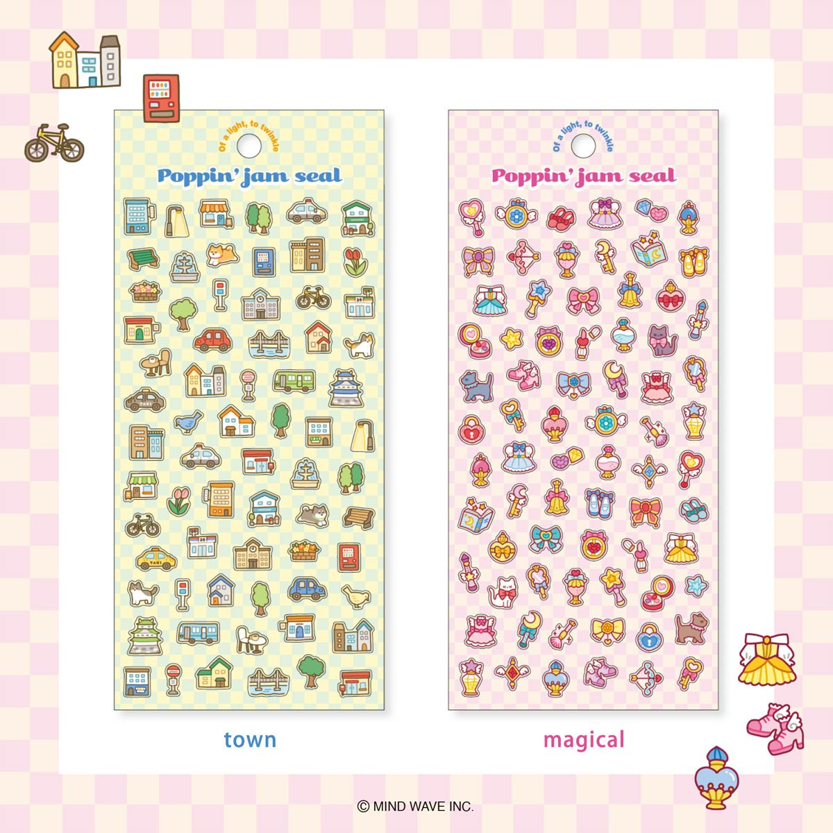 Mind Wave Poppin' Jam Series Sticker Sheet - Magical