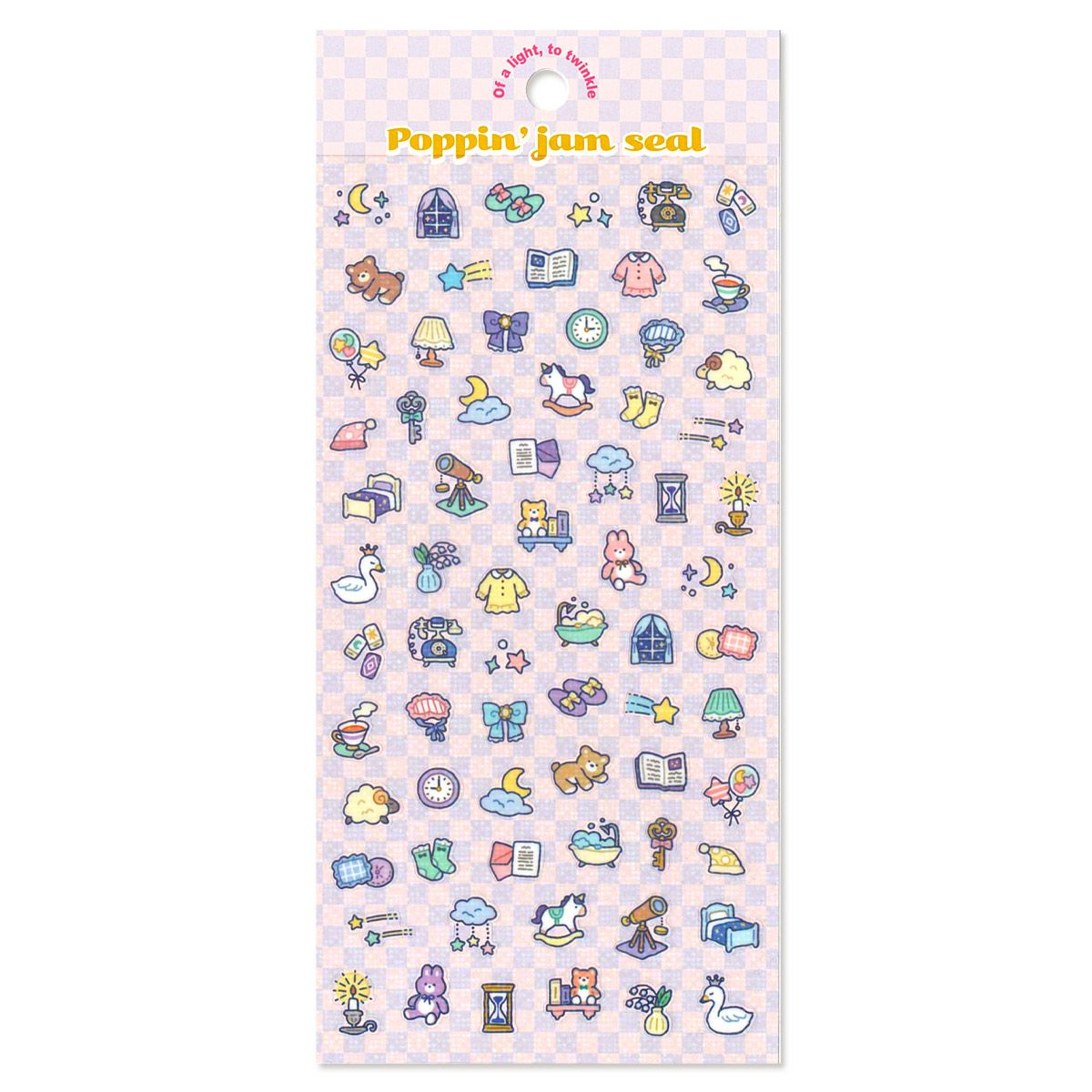 Mind Wave Poppin' Jam Series Sticker Sheet - Night