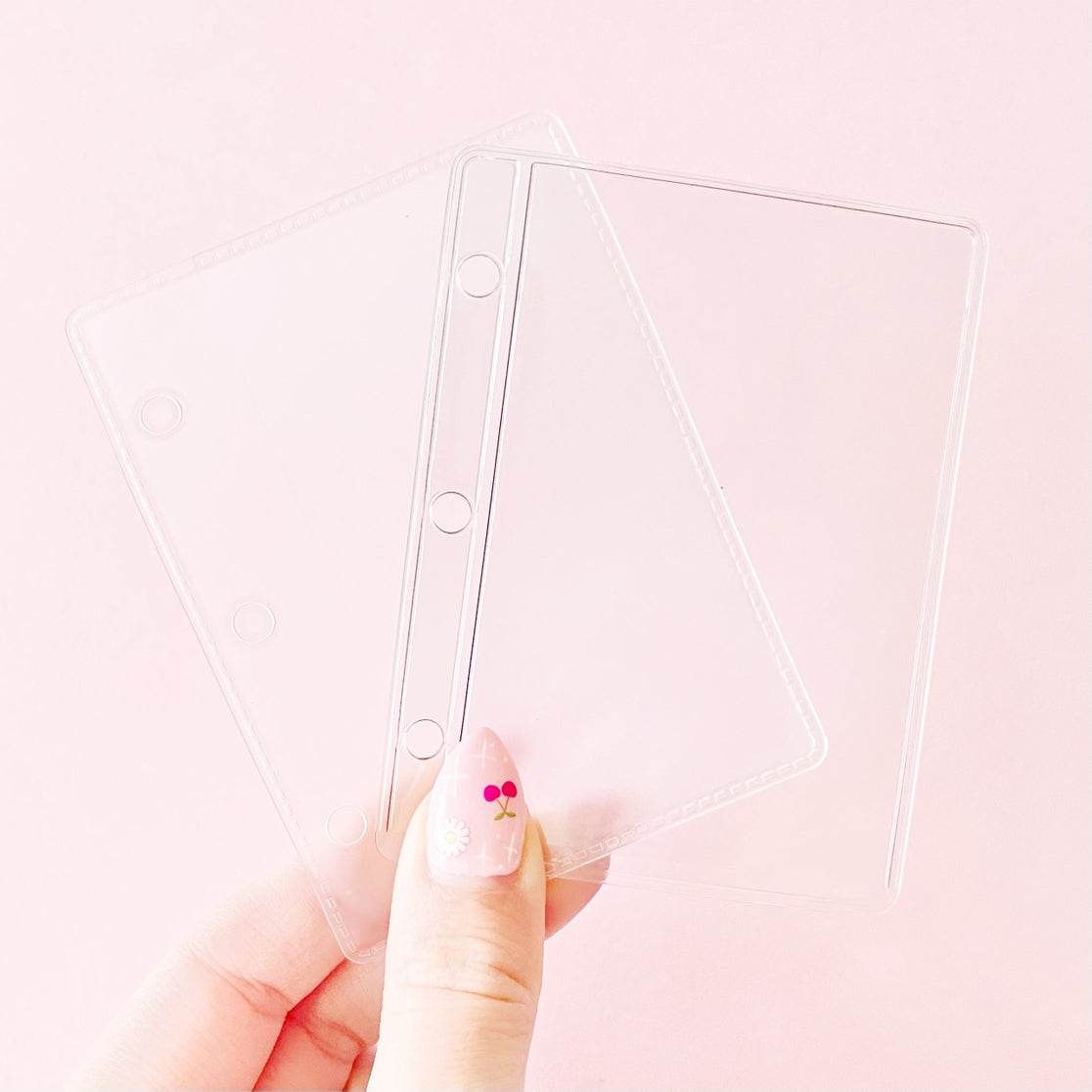 Fundas transparentes para carpetas pequeñas (5 unidades)