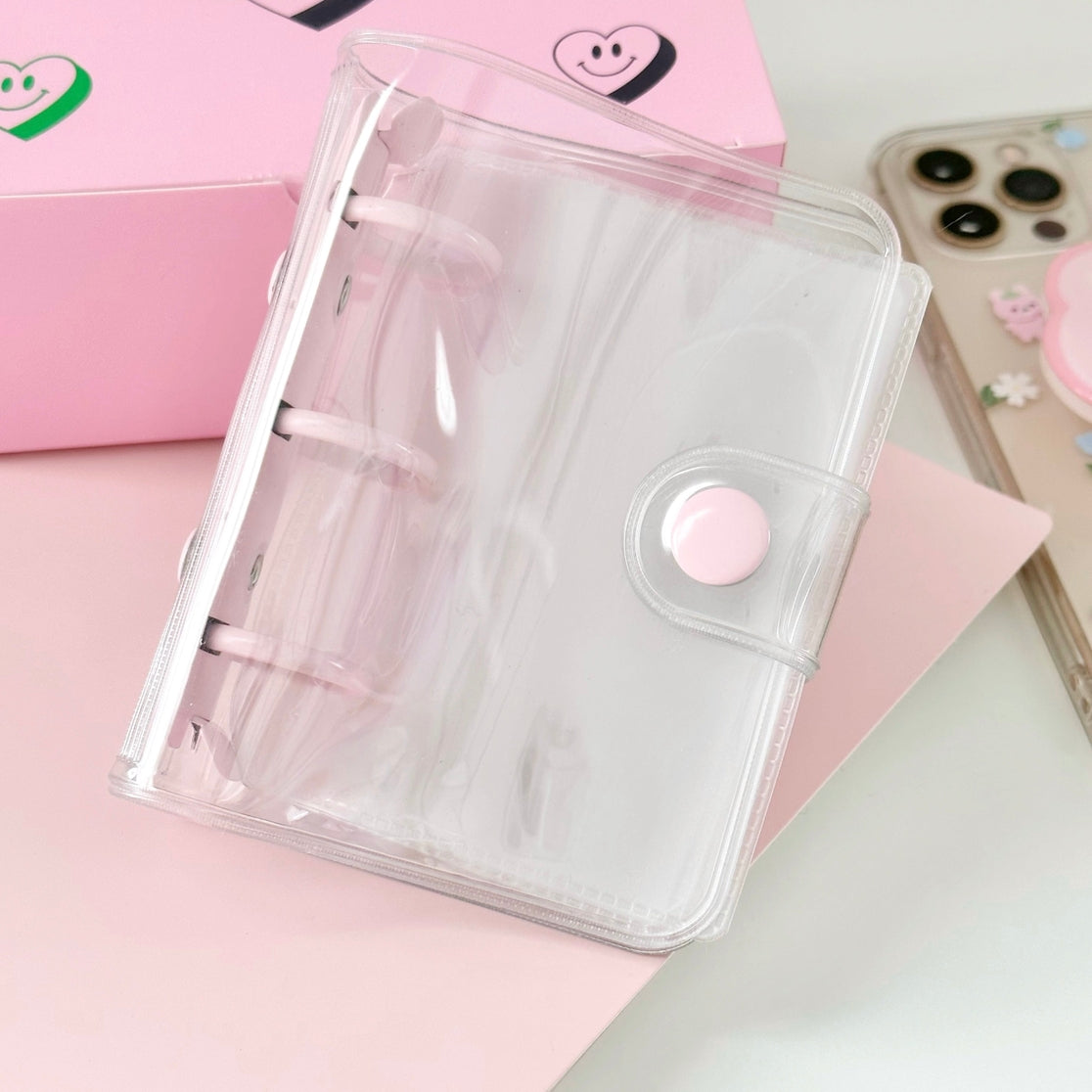 Mini carpeta transparente
