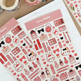 Cherry Rabbit - Miss Rabbit Makeup Sticker Sheet
