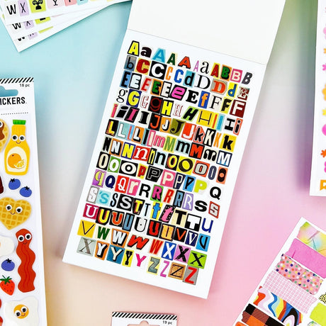 This pretty, Mix &amp; Match Junk Journal Sticker Book is just the thing to keep your to-do list in order, jot down brilliant ideas or doodle during your next conference call!

Measures 6.25" x 8.5" with 75 tear off pages.