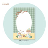 Molinta - Antique Toy A7 Notepad

Enjoy 50 sheets of this adorable design of antique styles paired with cute toys in a notepad! It can be personalized with hole punches to add to your binder or be pasted in your notebook to brighten up your pages.

Specifications: 80mmx120mm
Material: 100g white kraft paper
Number of pages: 50