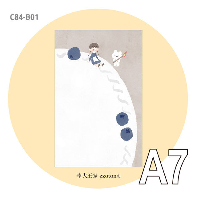 Molinta - Blueberry Cake A7 Memo Pad

Enjoy 20 sheets of this memo pad used to keep track of your daily tasks or habits to add to your journaling experience!

Specifications: 80mmx120mm
Material: 120g white kraft paper
Number of pages: 20