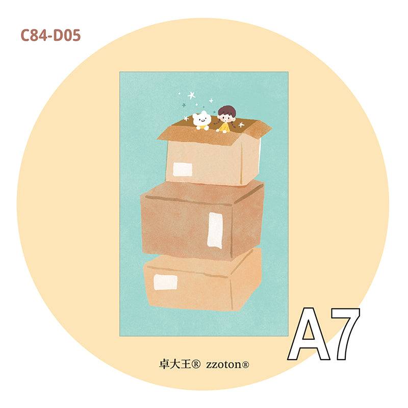 Molinta - Cardboard Box A7 Memo Pad

Enjoy 20 sheets of this memo pad depicting a stack of cardboard boxes to your writing experience!

Specifications: 80mmx120mm
Material: 120g white kraft paper
Number of pages: 20