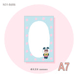 Molinta - Crayon Animal A7 Memo Sheets

Enjoy these cute memo sheets featuring different animals drawn with crayon-like art style!

Specifications: 80mmx120mm
Material: 120g cotton paper

Number of pages: 10