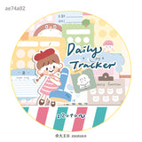 Molinta - Daily Tracker Washi Sticker Roll