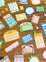 Molinta - Daily Tracker Washi Sticker Roll Sticky Notes