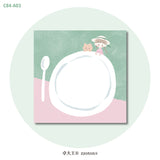 Molinta - Dinner Plate Sticky Notes

Take notes or decorate your planner with this cute sticky note set!

50mm x 50mm
120g white kraft paper
50 pages