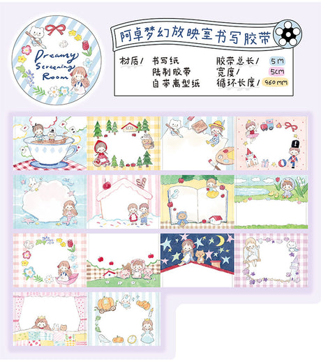 Molinta - Dreamy Screening Room Sticky Notes Roll Sticker