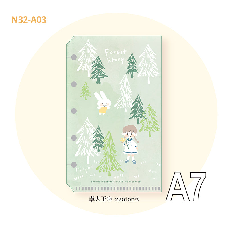 Molinta - Forest A7 Loose Leaf Storage Folder

Store all your little vinyl stickers, sticker flakes, memo sheets, and scraps used for journaling in this folder and retrieve it whenever you need conveniently in your binder!

Specifications: 80mmx125mm
Material: Cast PP