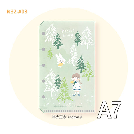 Molinta - Forest A7 Loose Leaf Storage Folder

Store all your little vinyl stickers, sticker flakes, memo sheets, and scraps used for journaling in this folder and retrieve it whenever you need conveniently in your binder!

Specifications: 80mmx125mm
Material: Cast PP
