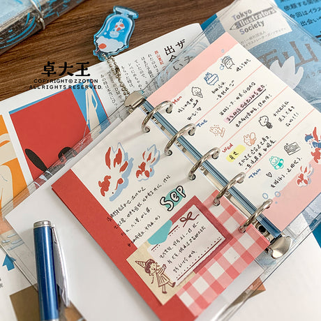 Molinta - Goldfish Soda A7 Memo Sheets

Add a splash of sweetness to your notes with these adorable memo sheets. Each pad features cute, bubbly designs of goldfish and soda that bring a fun, refreshing vibe to planners, journals, scrapbooks, and everyday reminders.

Available in four different designs, each pack includes 10 sheets so you can collect your favorites or mix and match.

Specifications: 80mmx120mm
Material: 120g cotton paper

Number of pages: 10