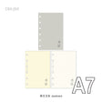 Molinta - Kapok Paper A7 Memo Sheets

Enjoy 9 sheets of these 3 different papers with neutral colors that are dotted to add to your journaling experience!

Specifications: 80mmx120mm
Material: Cloud brocade paper
Number of pages: 9