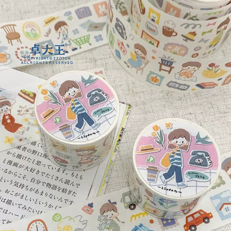 Molinta - Little Things Sticker Roll

Perfect for planners, journals, scrapbooks, and happy mail, this roll offers an easy peel‑and‑stick format that makes decorating effortless and fun.

5m x 40mm

Material: Kiss cut and writable material
Includes 1 Roll&nbsp;