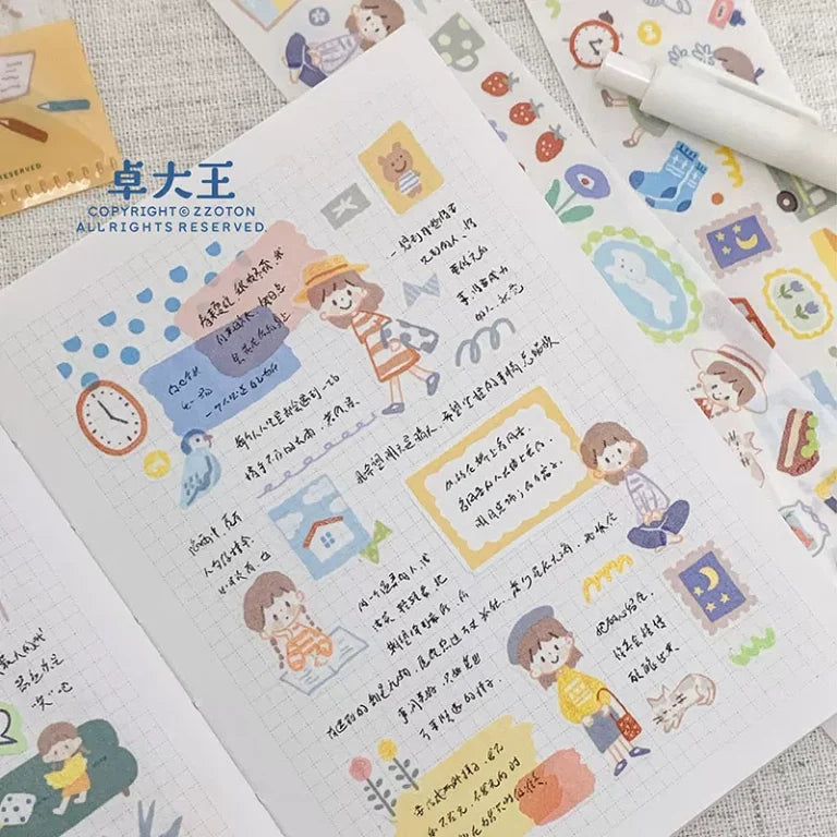 Molinta - Little Things Sticker Roll

Perfect for planners, journals, scrapbooks, and happy mail, this roll offers an easy peel‑and‑stick format that makes decorating effortless and fun.

5m x 40mm

Material: Kiss cut and writable material
Includes 1 Roll&nbsp;