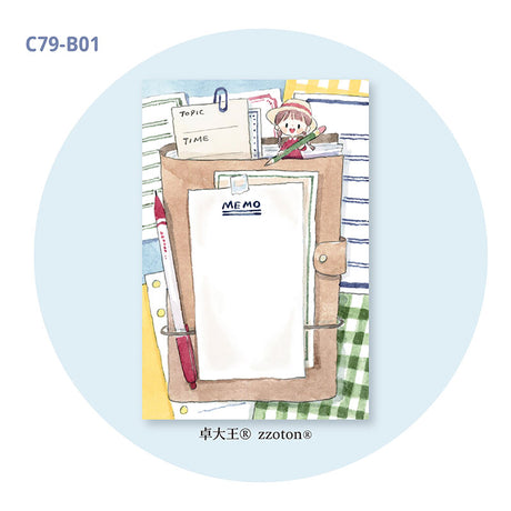 Molinta - Log List A7 Memo Pad

Enjoy 50 sheets of this stationery and journal memo pad to add to your writing experience!

Specifications: 80mmx120mm
Material: 100g white kraft paper
Number of pages: 50
