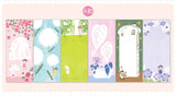 Molinta - Long Sticky Notes A

Take notes or decorate your planner with this cute sticky note set! This set includes 6 different patterns!

48mm x 105mm
120g white kraft paper
48 sheets - 6 different patterns within the sticky note pad