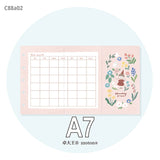 Molinta - Monthly Plan A7 Tri-Fold Pages

Plan out your month with a full, undated monthly layout including a tracker for habits, a monthly review, and a to do list!

Specifications: 220mmx120mm
Material: 120g white craft

Number of pages: 10