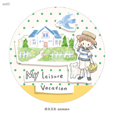 Molinta - My Leisure Vacation Washi Tape