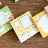 Molinta - Picture Frame Sticky Notes

Take notes or decorate your planner with this cute sticky note set! Perfect for jotting quick reminders, marking pages, or decorating your journal, this petite sticky note pad brings adorable vibes to your everyday stationery routine.

With 12 different designs to choose from, you can pick your favorites or collect the whole set.

50mm x 50mm (Approx 2in x 2in)
120g white kraft paper
50 pages

Includes 1 pattern