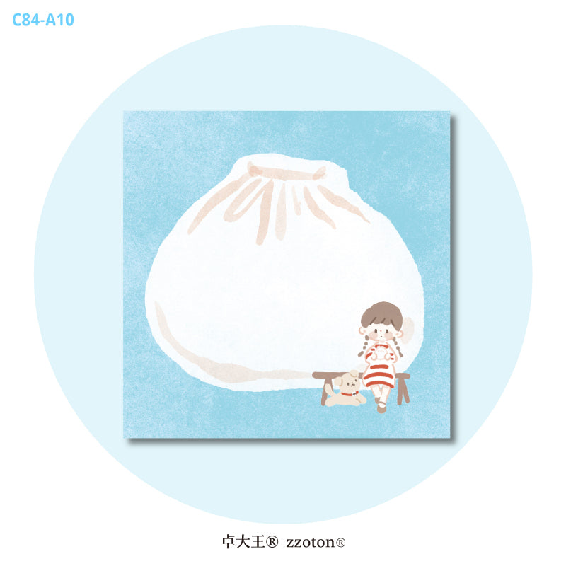 Molinta - Steamed Buns Sticky Notes

Take notes or decorate your planner with this cute sticky note set!

50mm x 50mm
120g white kraft paper
50 pages