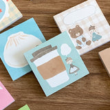 Molinta - Coffee Sticky Notes

Take notes or decorate your planner with this cute sticky note set! Perfect for jotting quick reminders, marking pages, or decorating your journal, this petite sticky note pad brings adorable vibes to your everyday stationery routine.

With 14 different designs you can pick your favorites or collect them all!

50mm x 50mm (Approx 2in x 2in)
120g white kraft paper
50 pages

Includes 1 pattern