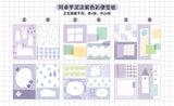 Molinta - Taro Paste Light Purple M5 Memo Sheets

Enjoy these cute memo sheets with 6 different patterns front and back! 4 pages of each pattern.

Specifications: 67mmx105mm
Material: 120g cotton paper

Number of pages: 24