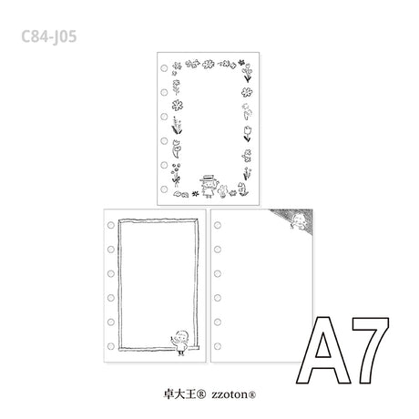 Molinta - White Sketch A7 Memo Sheets

Enjoy 30 sheets of these 3 adorable designs of different white sketches to add an authentic artistic touch to your journal!

Specifications: 80mmx120mm
Material: 100g white kraft paper
Number of pages: 30
