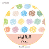 Molinta - Wool Ball Washi Tape

5m x 10mm

Material: Washi Tape
Includes 1 Roll&nbsp;