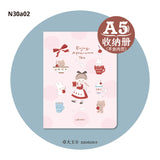 Molinta A5 Organizing Binder - Afternoon Tea

Designed in a six‑ring format, this binder is perfect for organizing ephemera, sticker sheets, journaling inserts, and creative plans. This&nbsp;A5 binder, gives you plenty of room to store larger pages, decorative layouts, and all the bits and pieces that make your journaling uniquely yours. Whether you're building sticker albums, creating themed spreads, or keeping your notes tidy, this binder offers a beautiful and functional way to keep everything in one pla