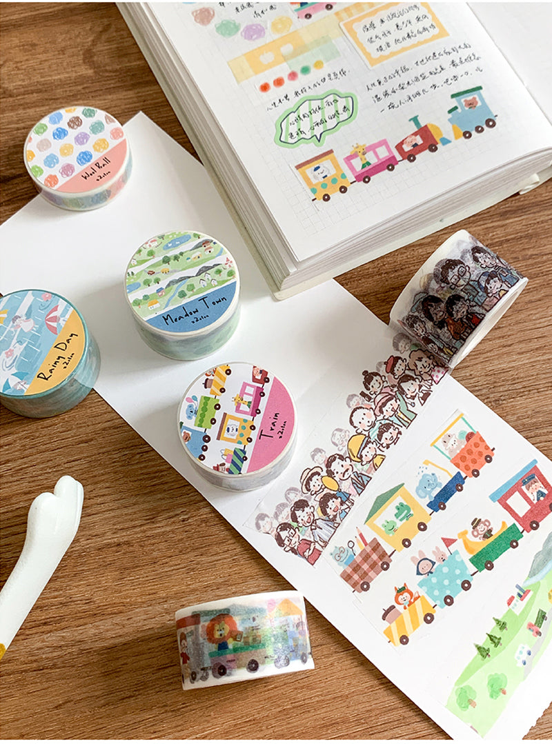 Molinta A Group Of People Washi Tapes Journaling Spreads Planning