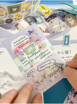 Molinta A Little Piece PET Tapes Decorative Tape Journaling