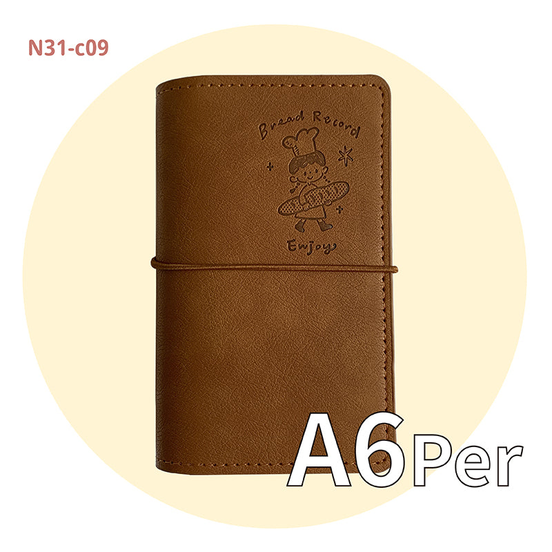 Molinta Binder - Brown

Stay organized in style with the Molinta Binder, a compact and beautifully crafted cover designed for everyday notes, lists, sticker storage, and creative planning. It's warm brown tone gives it a classic, cozy feel, making it a perfect addition to any planner setup or stationery collection.

This binder comes in A6, A7, or M5 size, making it wonderfully portable, easy to slip into bags, pouches, or carry on the go.

Specifications:

M5: 95mm x 128mm, 5 rings (fit A8 or M5 inserts)
A
