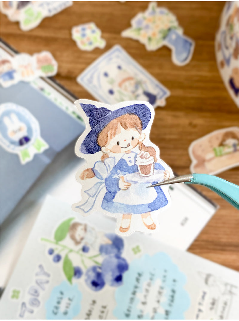 Molinta Colors: Dark Blue, Brown, and Green Washi Tape 2