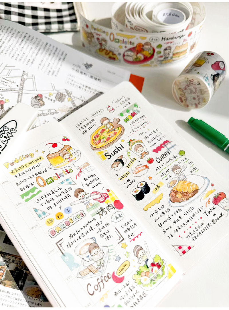 Molinta Delicious World Washi Tapes Sticker