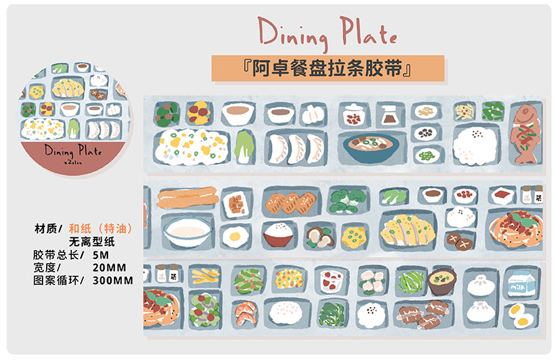 Molinta Dining Plate Washi Tape