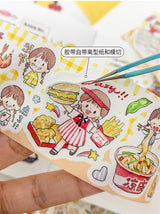 Molinta_Food_Delivery_Washi_Tapes Kiss Cut