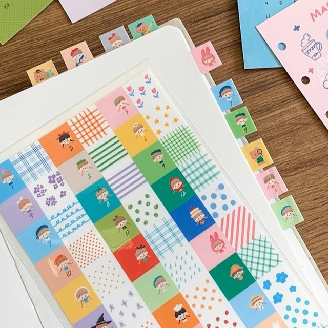 Molinta Index Sticker Sheet

The Molinta Index Sticker Sheet features clean, colorful index-style labels designed to help you organize, highlight, and decorate with ease.

90x162mm
Material: PET
Includes 1 sticker sheet