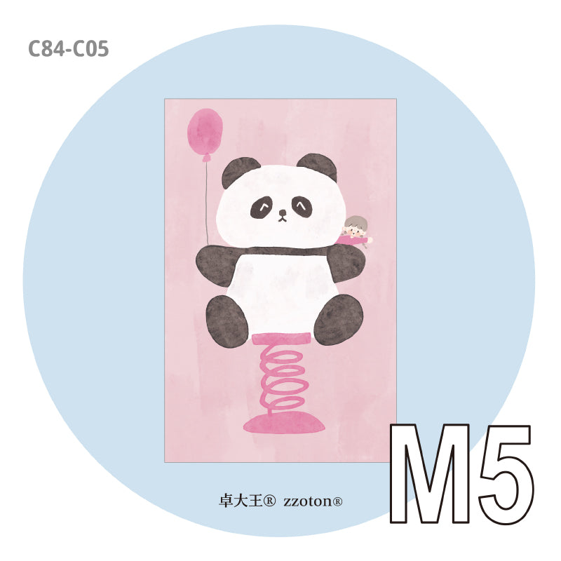 Molinta M5 Memo Paper - Spring Panda

Featuring an adorable panda enjoying the spring season, this memo pad adds a gentle, cheerful touch to planners, scrapbooks, letters, and everyday notes.

Specifications: 67mm x 105mm
Double-sided

Material: 120g white kraft paper
Number of pages: 20