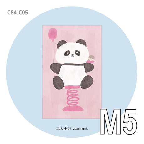 Molinta M5 Memo Paper - Spring Panda

Featuring an adorable panda enjoying the spring season, this memo pad adds a gentle, cheerful touch to planners, scrapbooks, letters, and everyday notes.

Specifications: 67mm x 105mm
Double-sided

Material: 120g white kraft paper
Number of pages: 20