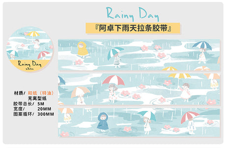 Molinta Rainy Day Washi Tapes Swatch