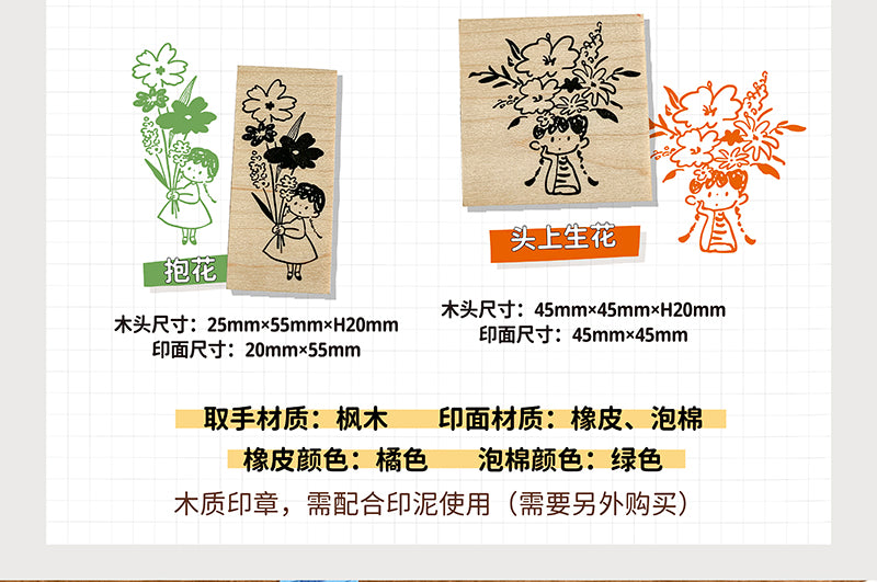Molinta Rubber Stamp - Blooming Thoughts

Soft, expressive, and perfect for adding gentle detail to your creative projects — this stamp&nbsp;brings a floral, reflective touch to journals, planners, cards, and scrapbooking layouts.

45mm x 45mm&nbsp;
Includes 1 stamp