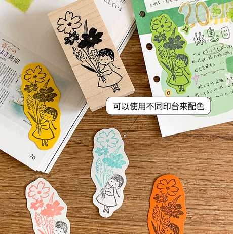 Molinta Rubber Stamp - Bouquet

Soft, expressive, and perfect for adding gentle detail to your creative projects — this stamp brings a beautifully illustrated touch to journals, planners, cards, and scrapbooking layouts. The Bouquet stamp pairs beautifully with other Molinta motifs, making it easy to create cohesive, expressive layouts.

25mm x 55mm&nbsp;
Includes 1 stamp