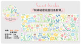 Molinta Secret Garden Washi Tapes Swatches