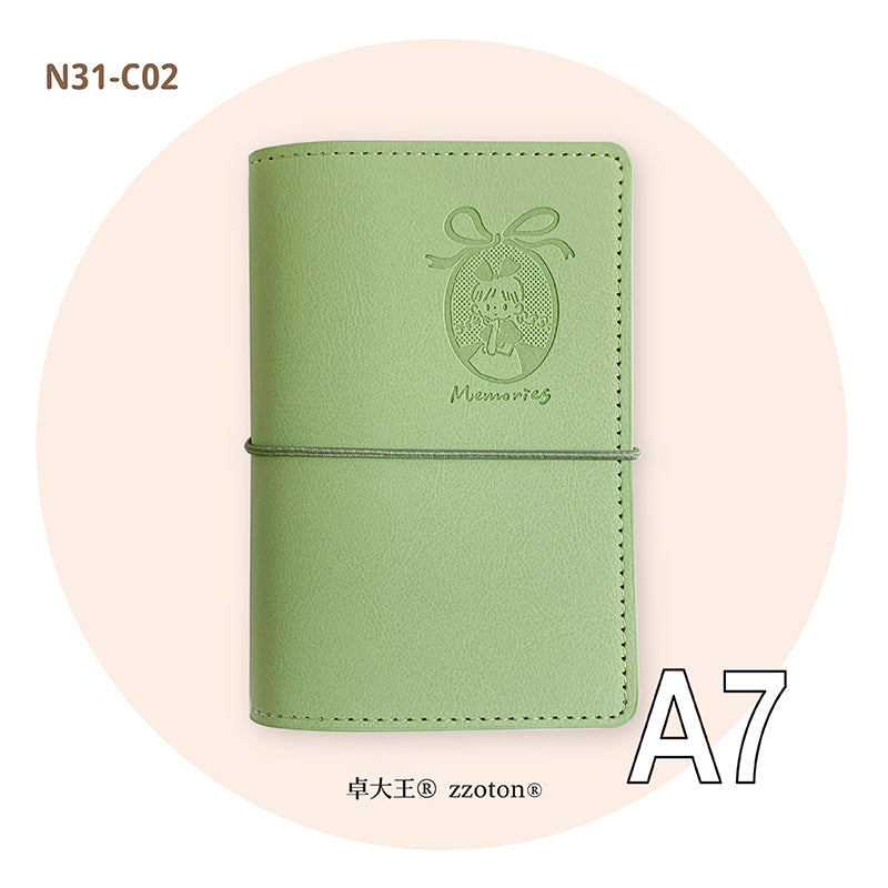 Molinta Six Ring Binder - Green

Stay organized in style with the Molinta 6‑Ring Binder, a compact and beautifully crafted cover designed for everyday notes, lists, sticker storage, and creative planning. Its warm brown tone gives it a classic, cozy feel, making it a perfect addition to any planner setup or stationery collection.

This binder is built in the A6, A7, or M5 size, making it wonderfully portable — easy to slip into bags, pouches, or carry on the go.

Specifications:

M5: 95mm x 128mm
A7: 102mm 